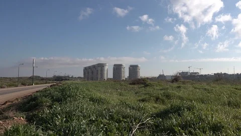 Blue Tel Aviv Video stock 104108379