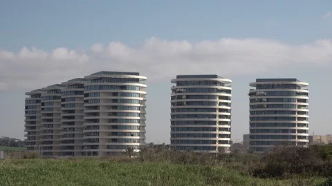 Blue Tel Aviv Video stock 104109007