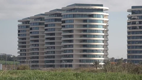 Blue Tel Aviv Video stock 104109378