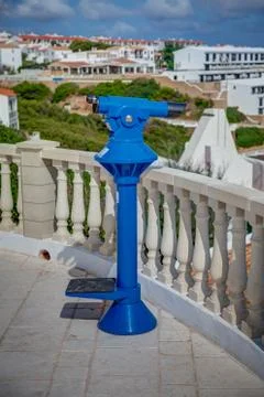 Blue telescope Stock Photos