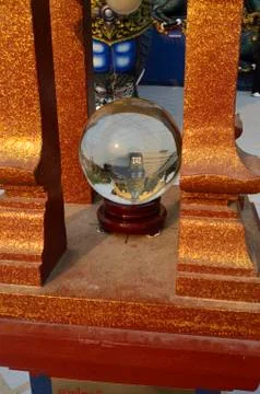 The blue temple Stock Photos