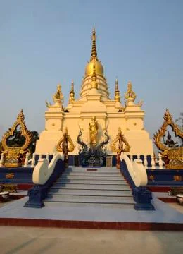 The blue temple Foto stock