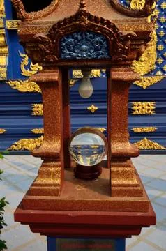 The blue temple Stock Photos
