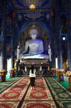 Blue temple Stock Photos