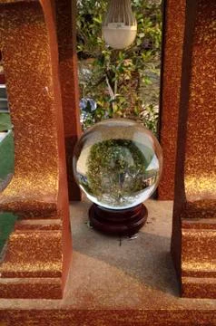 The blue temple Stock Photos