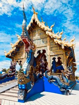 Blue Temple Stock Photos