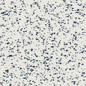 Blue terrazzo grain pattern with speckled stone texture for home decor floo.. Stock Illustration