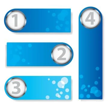 Blue text box Stock Illustration