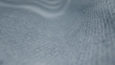 Blue textile jeans cloth texture close-up macro. Fashion fabric multicolor Stock Footage 285178585