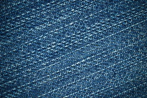 Blue texture background, jeans texture, fabric. Denim jeans background. Stock Photos