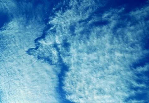 Blue texture clouds Stock Photos