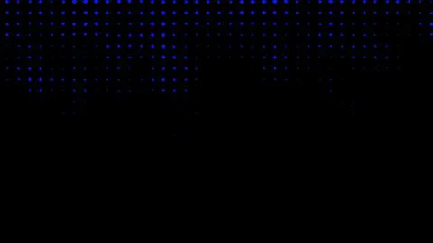 Blue texture . Hypnosis halftone psychedelic art . Graphic trendy syntwave ba Stock Illustration