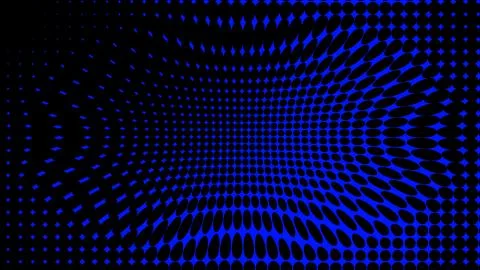 Blue texture . Hypnosis halftone psychedelic art . Graphic trendy syntwave ba Stock Illustration