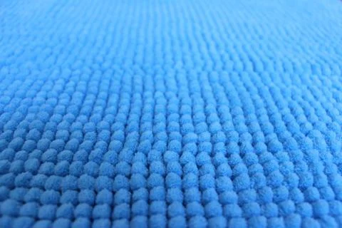 Blue texture of a soft carpet Stock Photos