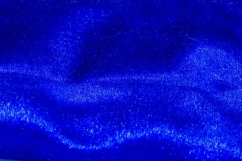 Blue texture of textile material closeup Stock Photos