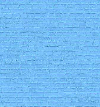Blue textured brick background in close-up. Background texture Stock Photos