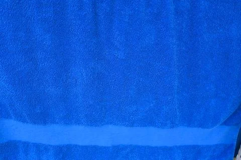 Blue textured fabric background Stock Photos