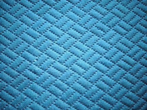 Blue Textured Fabric with Geometric Pattern for Background and Design Stock-Fotos