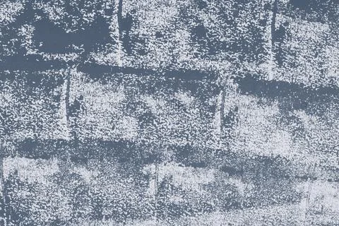 Blue textured rough background block prints on fabric Stock Photos