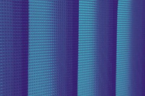 Blue Textured Vertical Blinds Abstract Background with Grid Pattern Stock Illustration