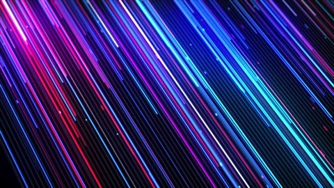 Blue theme line seamless loop technology background Stock Footage 243006637