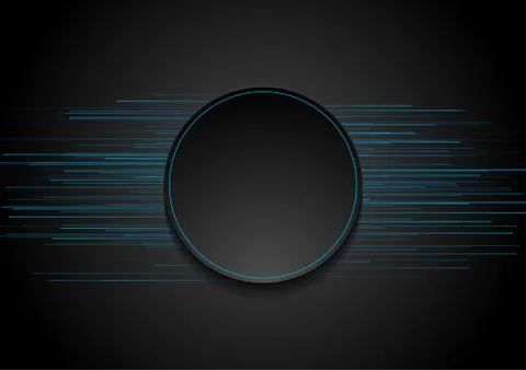 Blue thin abstract lines technology futuristic background イラスト素材