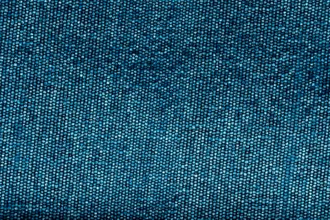 Blue thread fabric pattern macro closeup Foto stock