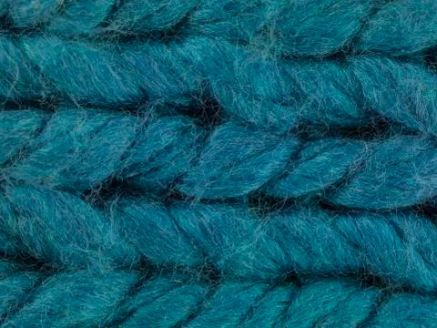 Blue thread macro I Stock Photos