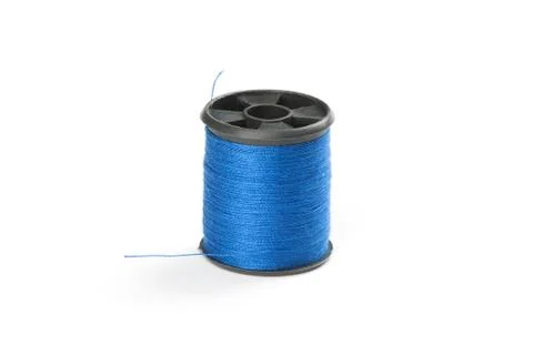 Blue thread Stock Photos