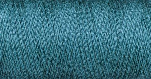 Blue Thread Texture with Weave for Creative Craft Projects Stock Photos