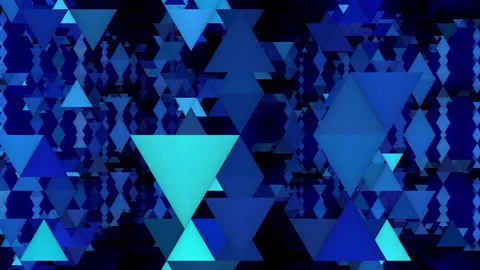 Blue Tiangles Stock Footage 158149346