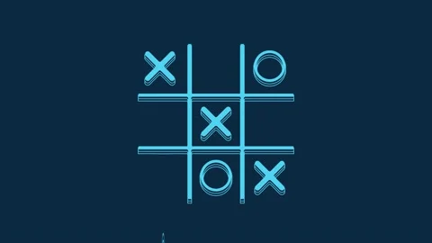 Premium PSD  Tic tac toe games strategy on transparent background