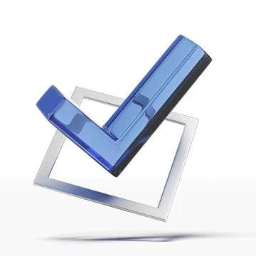 Blue tick 库存插图