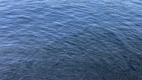 Blue tide shore wave tidal waves water dark coast ripples coastal underwater Stock Footage 213749683