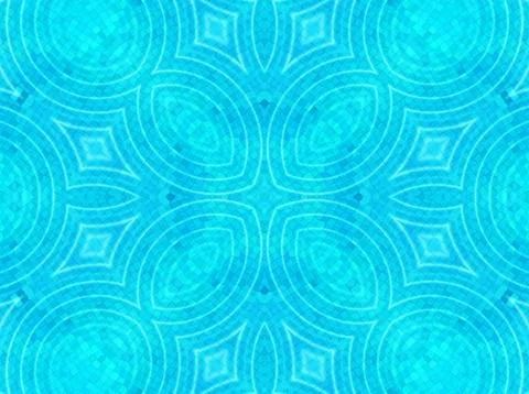 Blue tile background with concentric water ripples pattern Ilustración de archivo