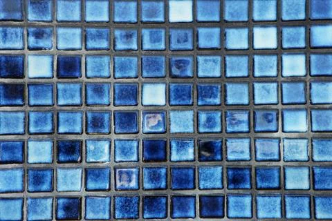 Blue tile background Stock Photos