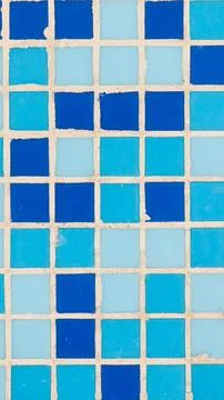 Blue tile background Stock Photos