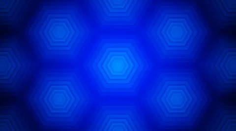 Blue tile hexagons Stock Footage 45299870