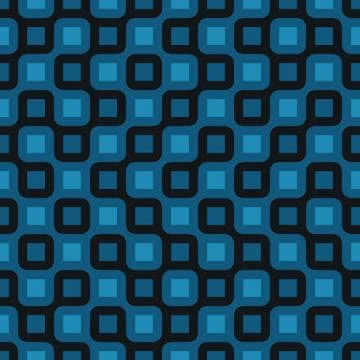 Blue tile seamless Stock Illustration