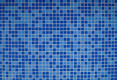 Blue tile square ceramic background Foto stock