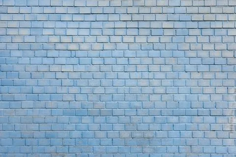 Blue tiled wall brick background Stock Photos