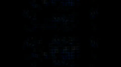 Blue Tiles Motion Mapping Stockbeeldmateriaal 24711385