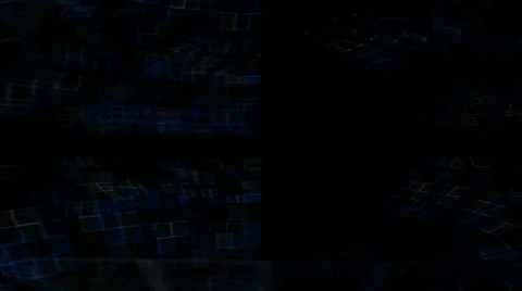 Blue Tiles Motion Mapping Stock Footage 24711401