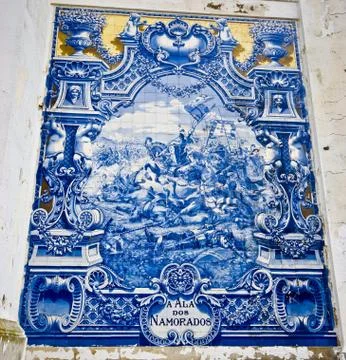 Blue tiles Stock Photos