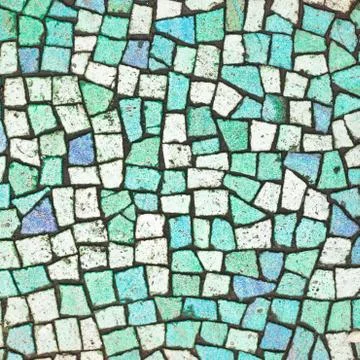 Blue tiles Stock Photos