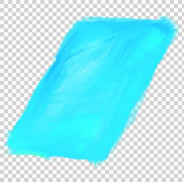 Blue tilted rectangle shape oil painting stroke texture artistic art イラスト素材