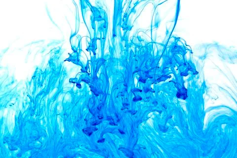 Blue Tint Drops Background Stock Photos