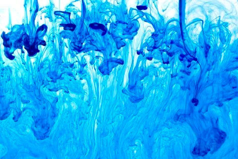 Blue Tint Drops Background Stock Photos