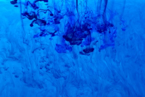 Blue Tint Drops Background Stock Photos