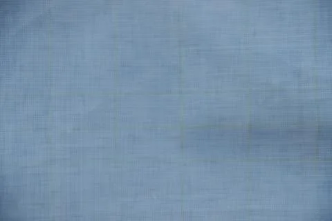 Blue tiny square fabric pattern. Textured background. Stock Photos